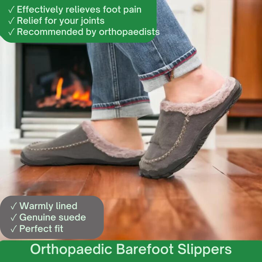 LipreyStore™ | Orthopaedic Barefoot Slippers - Warm & Lined I Wide Toe Box