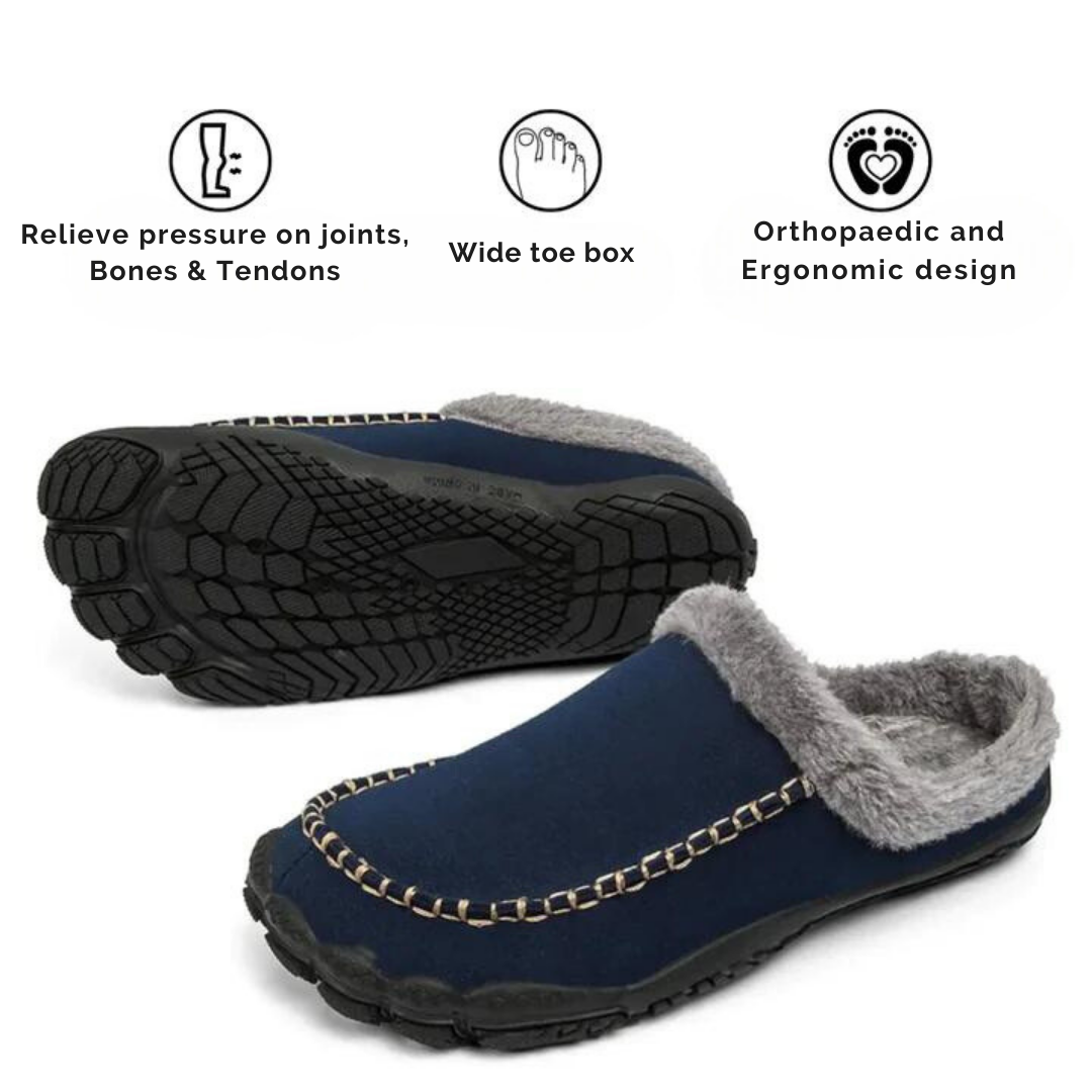 LipreyStore™ | Orthopaedic Barefoot Slippers - Warm & Lined I Wide Toe Box