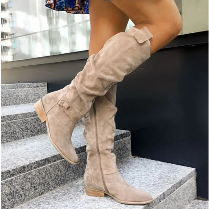 LipreyStore™ | Long Suede Boots (Early Sales 10% OFF More)