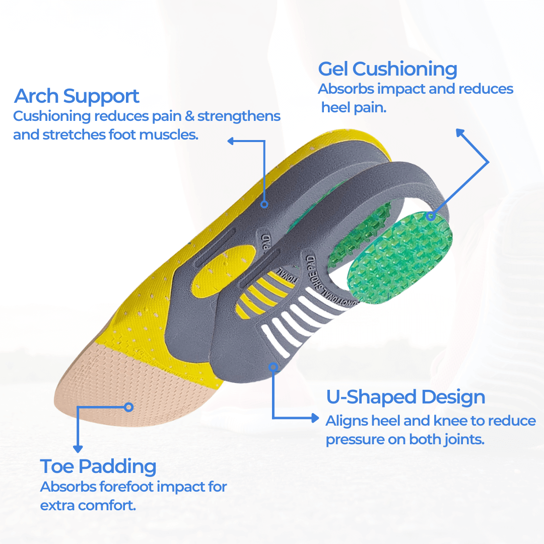 JustyShoes™ Orthopedic Insoles (Unisex)